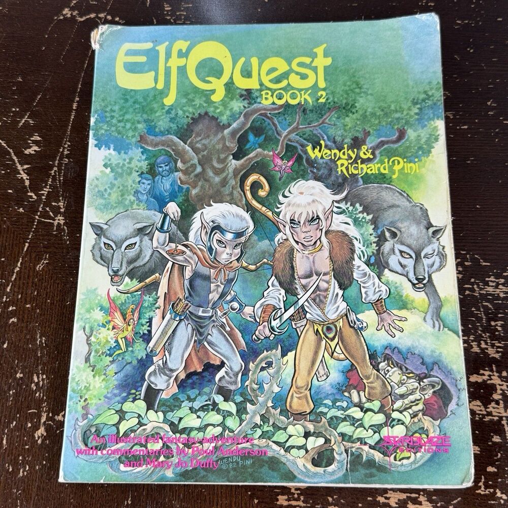ElfQuest Book 2 Wendy Richard Pini 1982 Illustrated Fantasy Adventure Starblaze